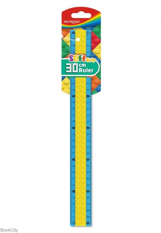 خط‌کش 30cm طرح لگو schoolfans 92696 - 0