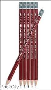 مداد طراحی بدنه قرمز CRETACOLOR 6B
