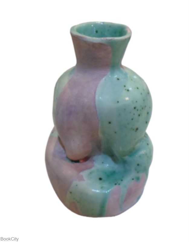 گلدان استوانه دفرمه نقطه پررنگ
