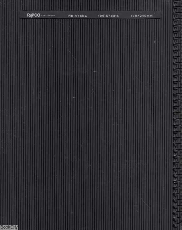 دفتر 100 برگ وزیری متالیک PAPCO NB-648-BC - 0