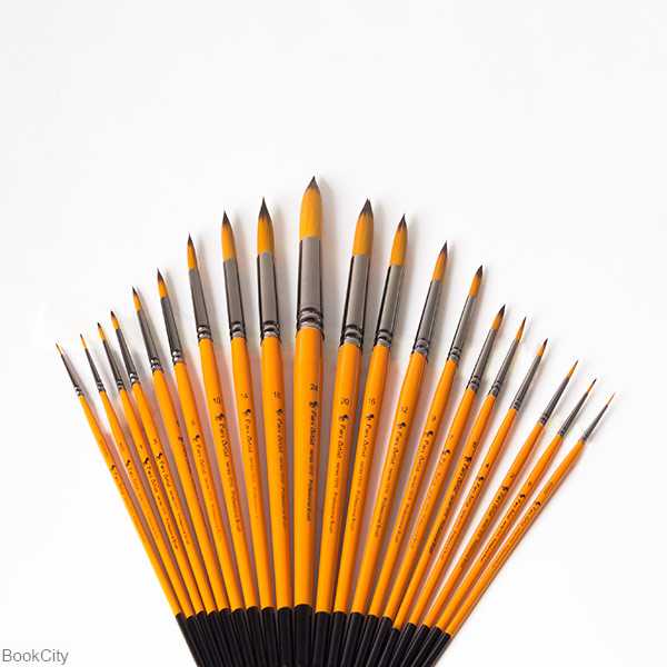 قلم‌مو 9 روغن گرد کوتاه Pars Artist 1010 - 0