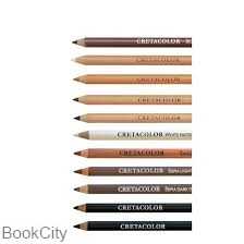 مداد کنته قهوه‌ای تیره CRETACOLOR 46332 - 0