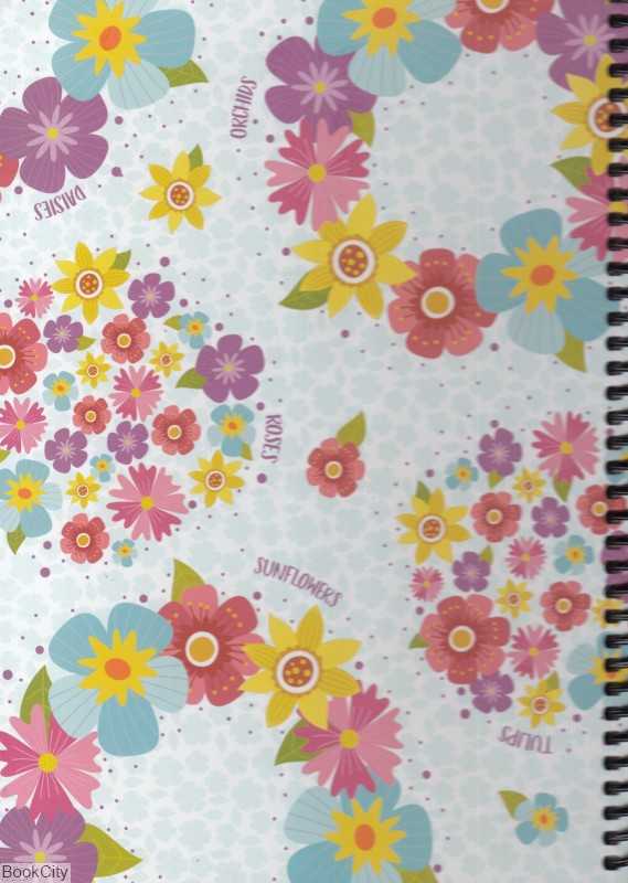 دفتر 100 برگ سیمی وزیری گالینگور Lango 4744 Flowers