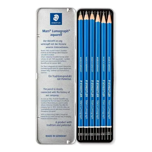 ست مداد طراحی 6 عددی STAEDTLER 100BG6 Mars Lumograph