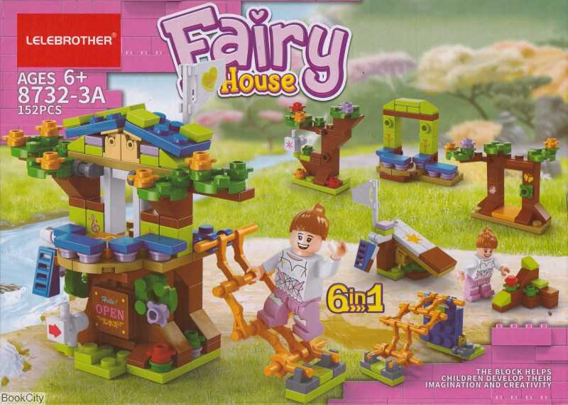 ساختنی 6 مدل Fairy House 152pcs 8732-3A