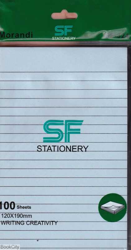 یادداشت چسب‌دار 100 برگ خط‌دار B6 رنگی SF324