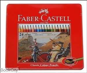 مدادرنگی 24 رنگ فلزی FABER CASTELL 115845 Classic - 0