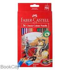 مدادرنگی 36 رنگ مقوایی FABER CASTELL 115856 Classic - 0