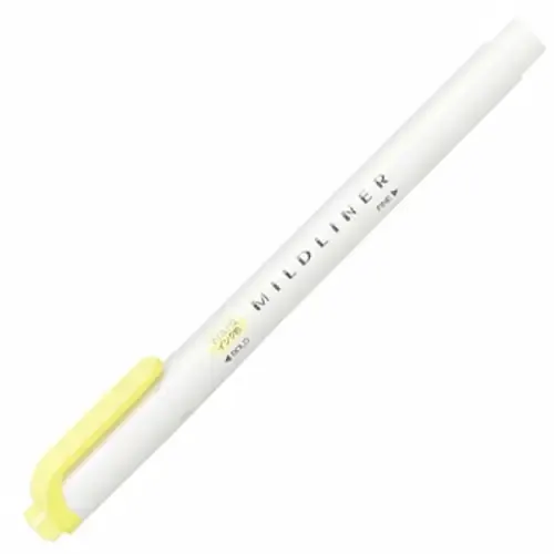 ماژیک های‌لایت 2 سر Zebra Mildliner Sherbet Yellow