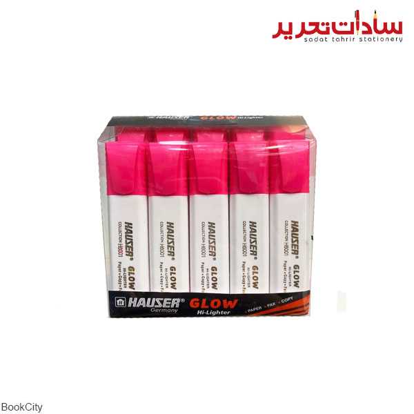 ماژیک های‌لایت صورتی Hauser H6001