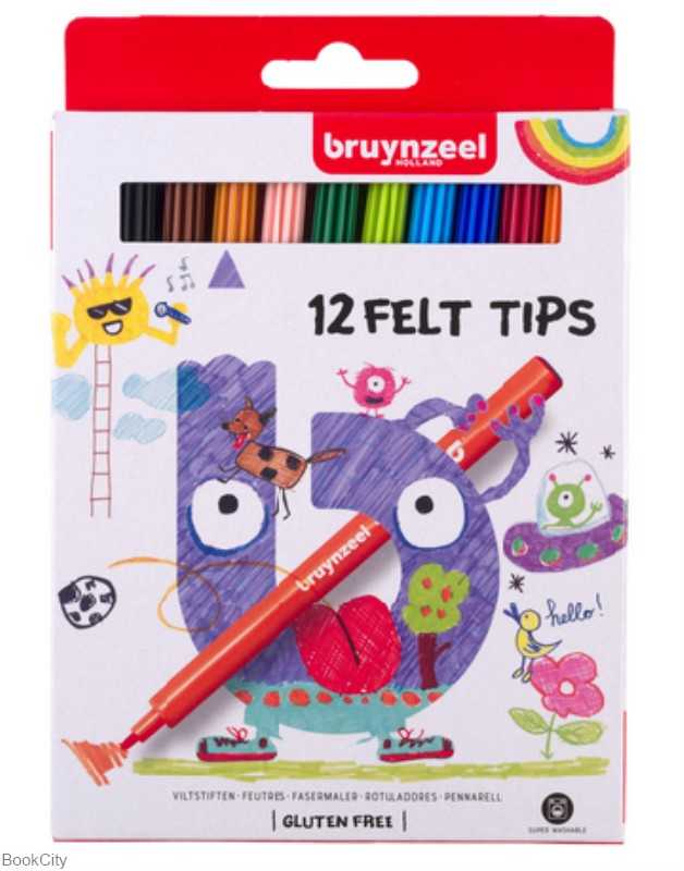 ماژیک 12 رنگ Bruynzeel 60121112
