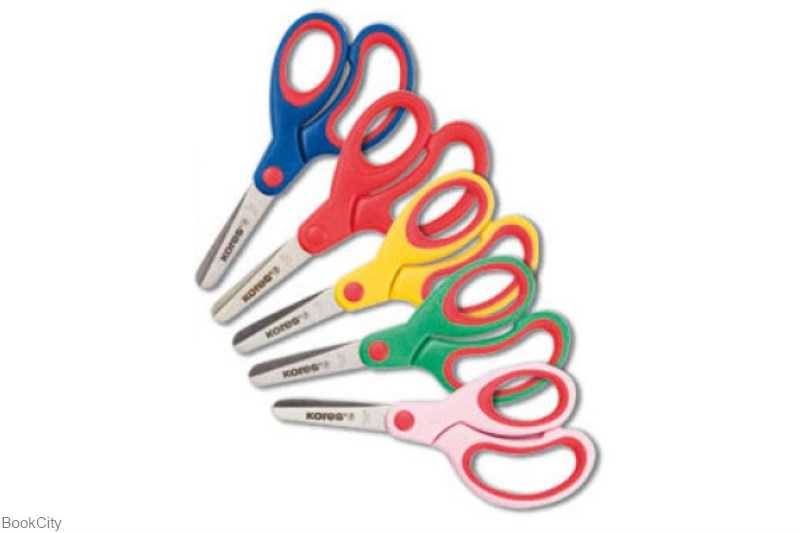 قیچی رنگی Kores 35130 13.5cm Soft Grip