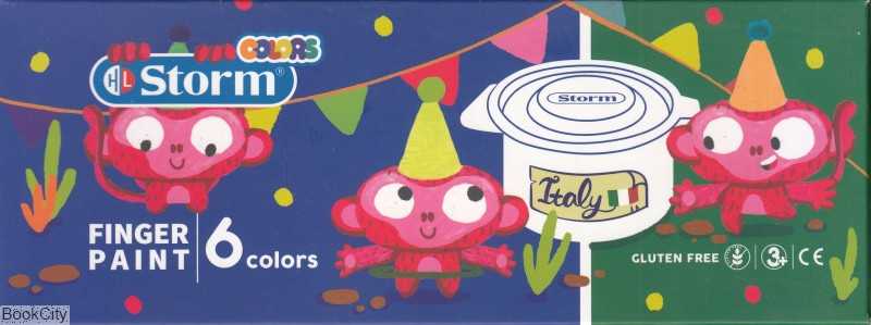 رنگ انگشتی 6 رنگ Storm Color HL-500100 - 0