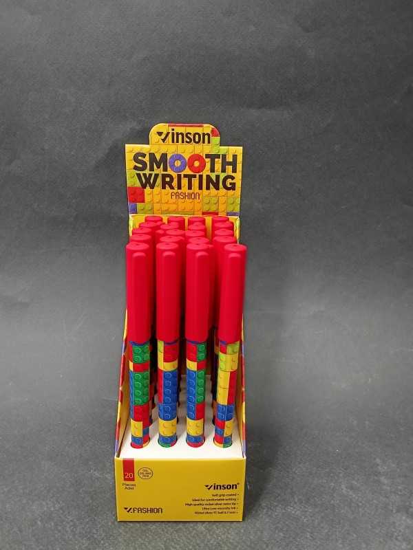 روان‌نویس آبی درب‌دار Vinson Fashion A16 - 0