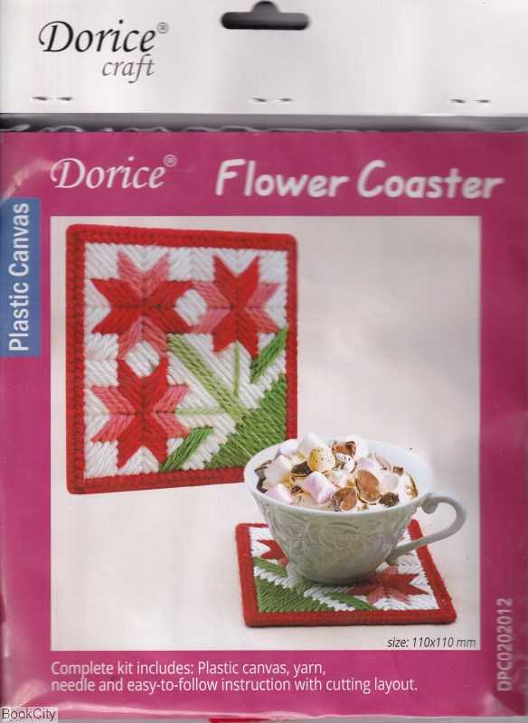 کیت زیرلیوانی طرح گل Dorice Flower Coaster DPC0202012
