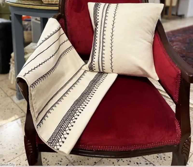 رانر 45×132 خطی سیاه‌دوزی