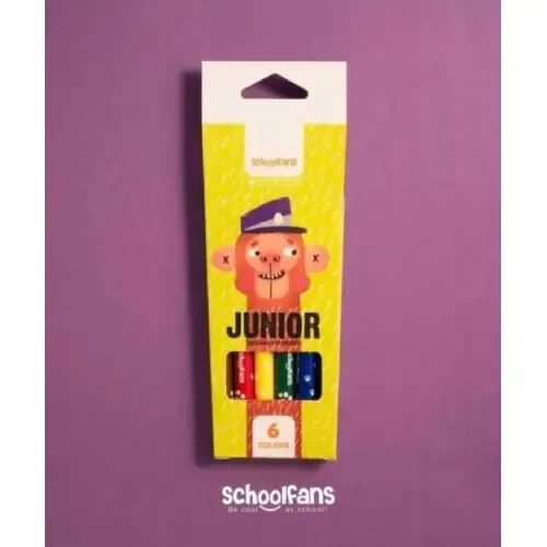 ماژیک 6 رنگ schoolfans FA922200 Junior