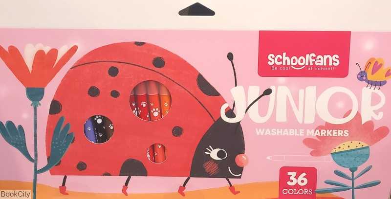ماژیک 36 رنگ schoolfans FA922203 Junior