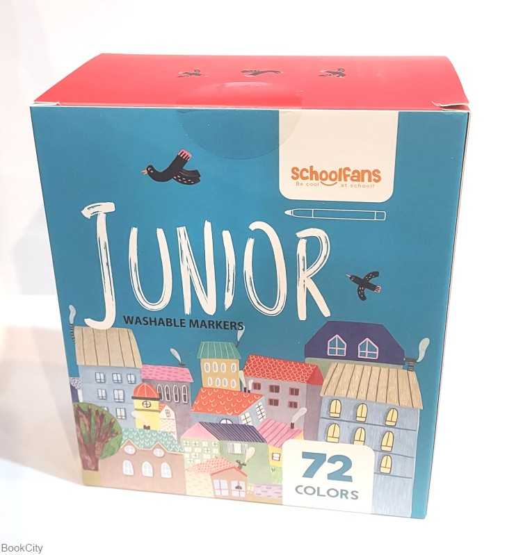ماژیک 72 رنگ schoolfans FA922205 Junior