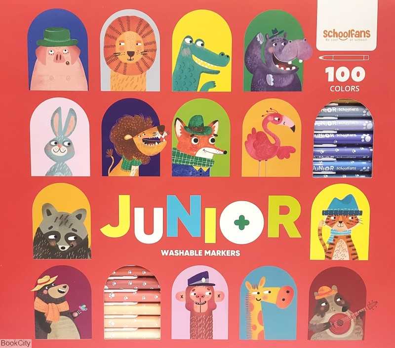 ماژیک 100 رنگ schoolfans FA922206 Junior