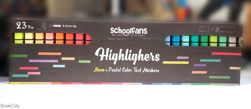 ماژیک های‌لایت 23 رنگ schoolfans FA925000 Black Edition