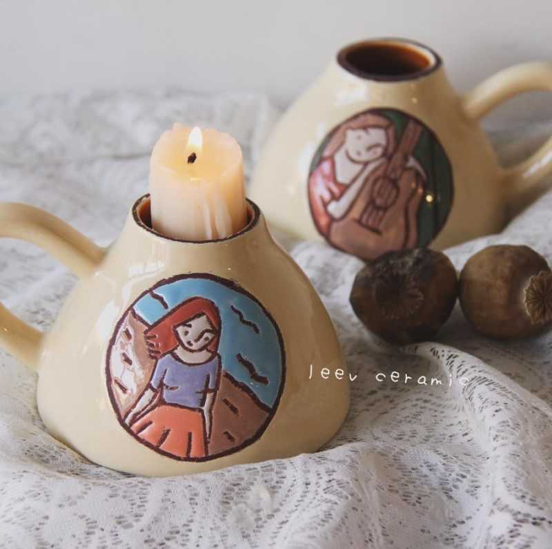شمعدان دسته‌دار Leev