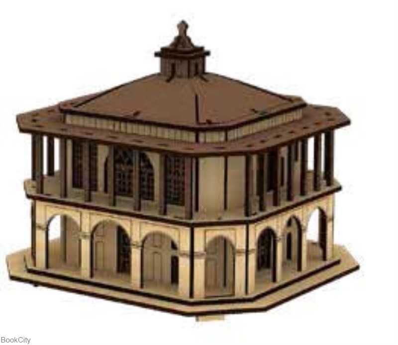 پازل سه بعدی کاخ چهلستون قزوین 58WM100 98pcs - 0