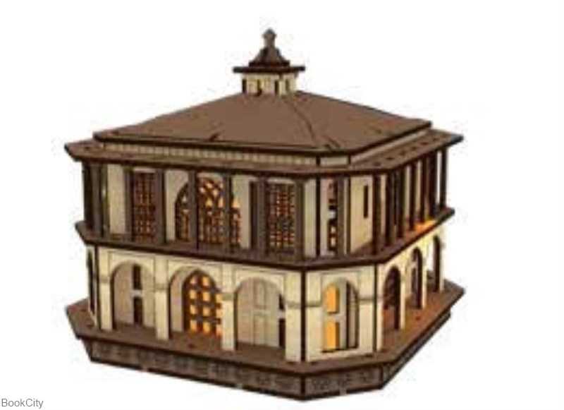 پازل سه بعدی کاخ چهلستون قزوین چراغ‌دار 58WHL100 98pcs