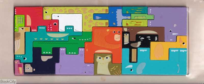 تتریس برجسته 2 طرح چوبی 2051 Wooden Tetris