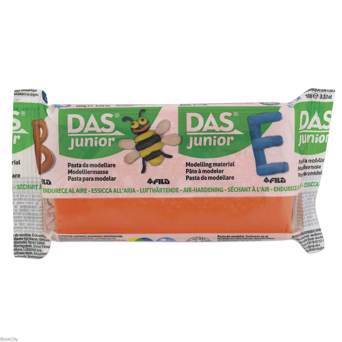 خمیر مجسمه‌سازی DAS F349310 100gr ORANGE