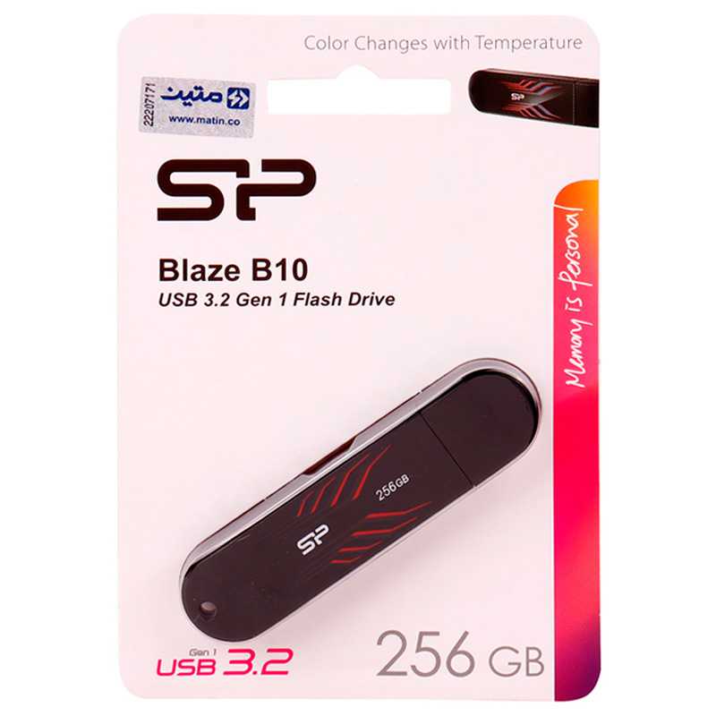 فلش مموری SP Flash Drive USB3.2 256GB Blaze B10