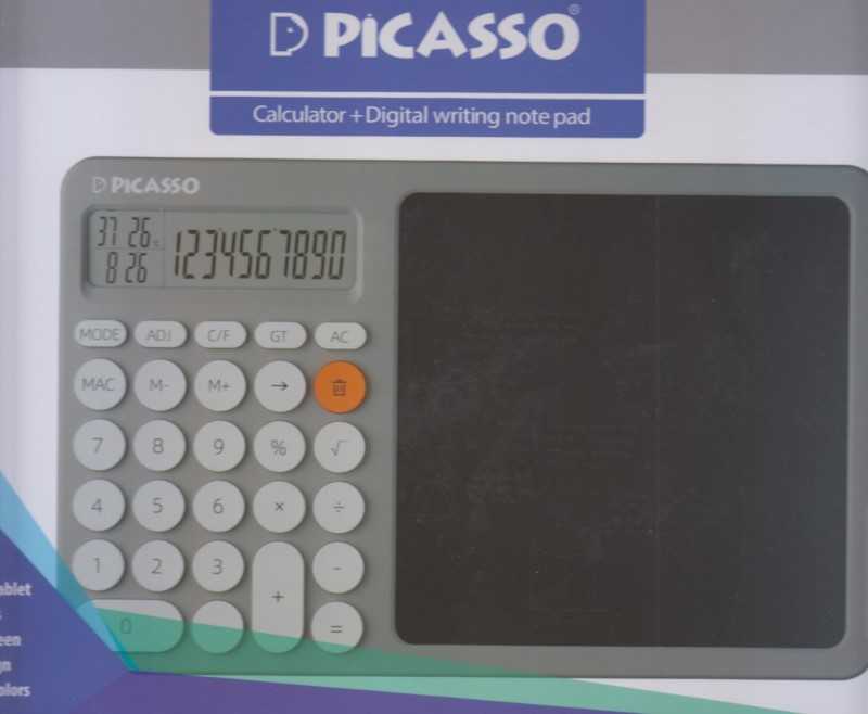 ماشین حساب 10 رقمی تبلت‌دار PICASSO CL106