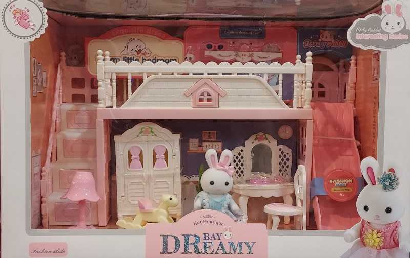 ست خرگوش اتاق خواب سرسره‌دار Dreamy 6680