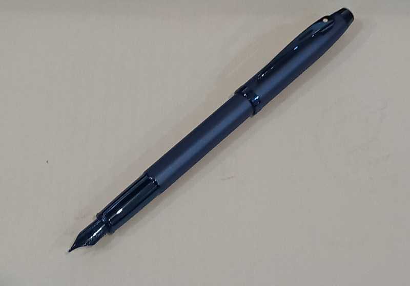 خودنویس آبی مات گیره آبی SHEAFFER 100