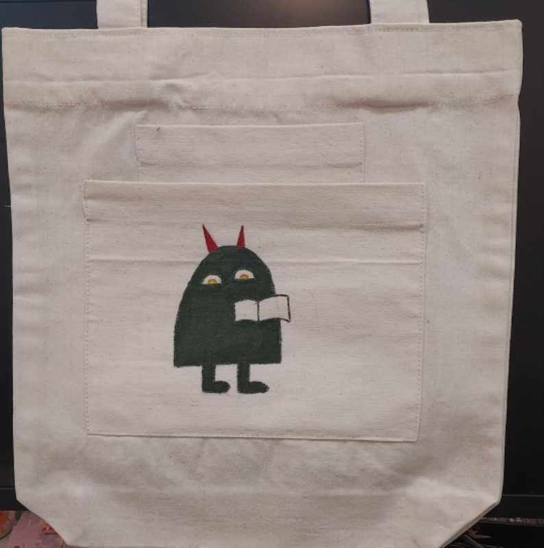 ساک پارچه‌ای 2جیب الهام - 0