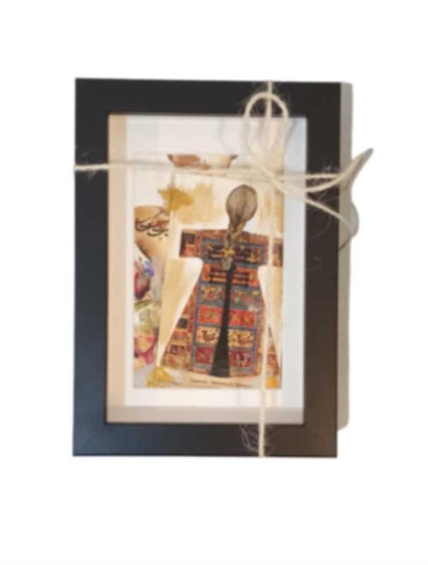 تابلو کولاژ 15×13 آفتاب سفید