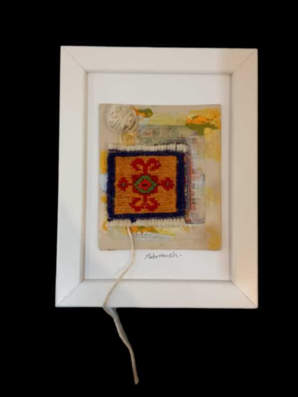 تابلو کولاژ 21×16 آفتاب سفید