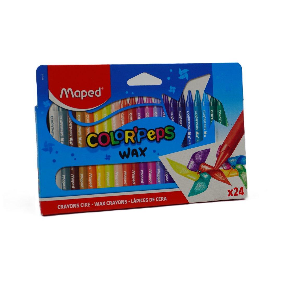 پاستل روغنی 24 رنگ مقوایی Maped 861013