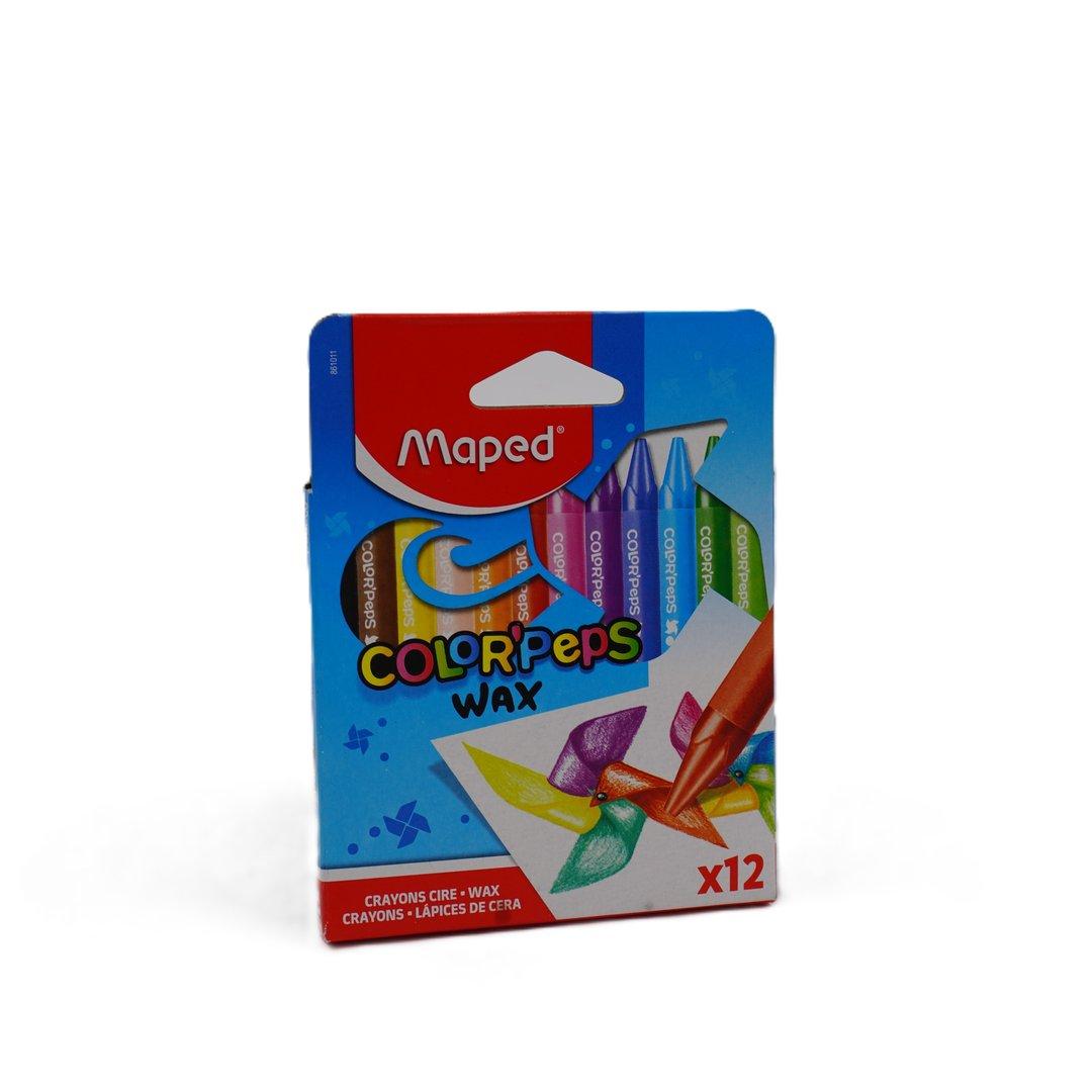 پاستل روغنی 12 رنگ مقوایی Maped 861011 - 0