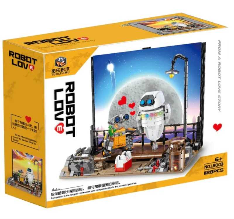 ساختنی والی بزرگ Wall Robot Love L8003 1128pcs