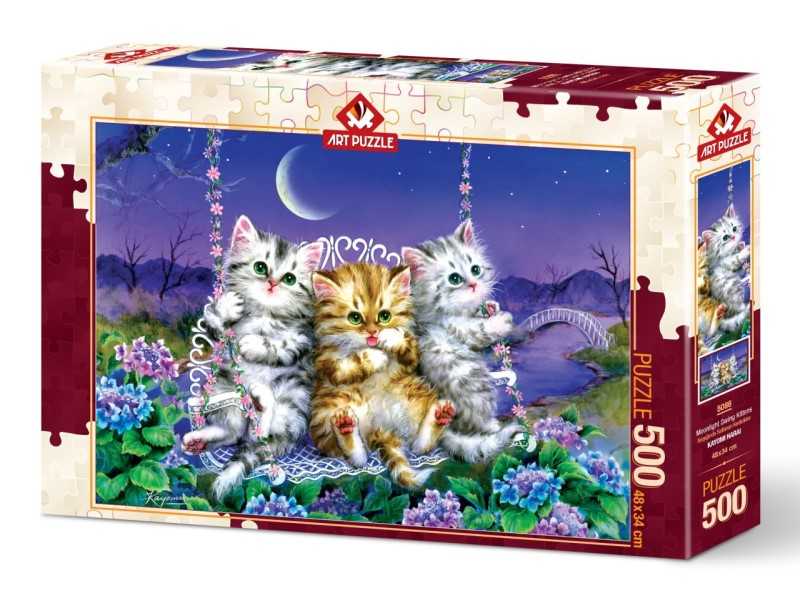 Puzzle Moonlight Swing Kittens 5086 500pcs