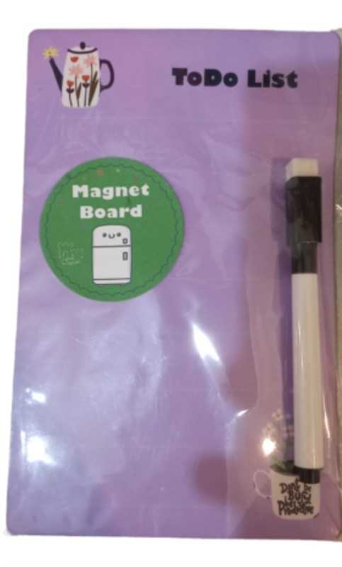 تخته وایت‌برد مگنتی با ماژیک قلعه شنی Magnet Board To Do List