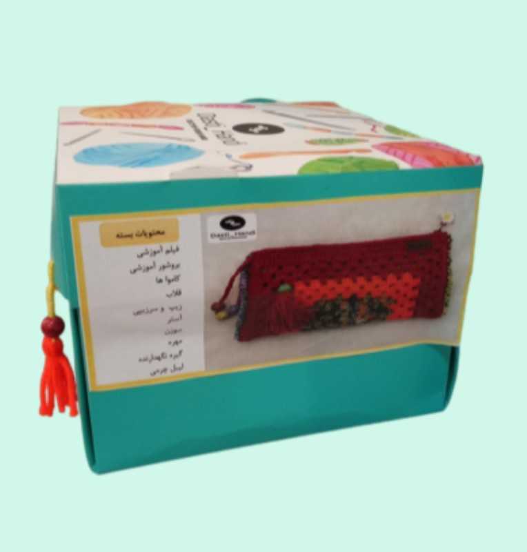 کیت آموزشی قلاب‌بافی رامونا قرمز Dasti Handi