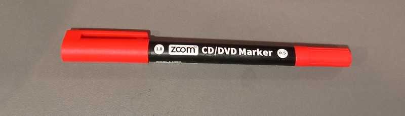 ماژیک CD قرمز 2 سر ZOOM 100300