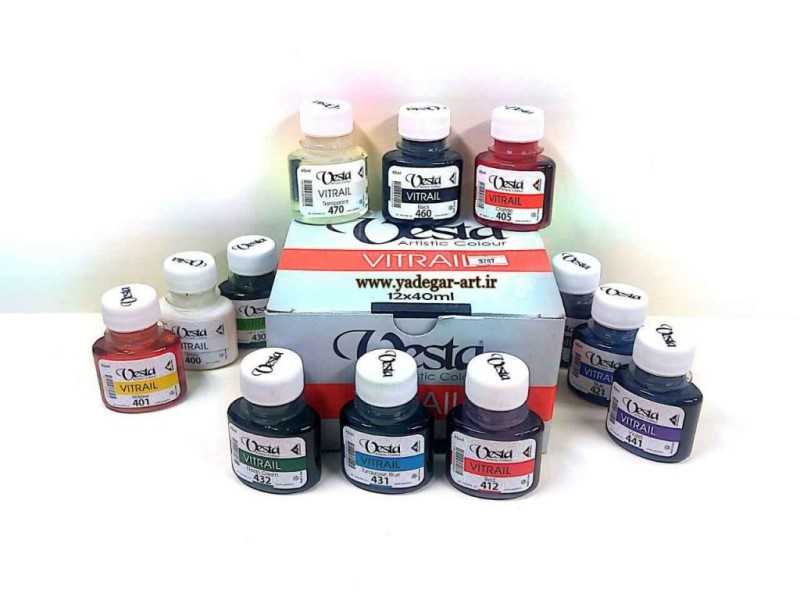 رنگ ویترای 12 رنگ Vesta 40m‌l - 0
