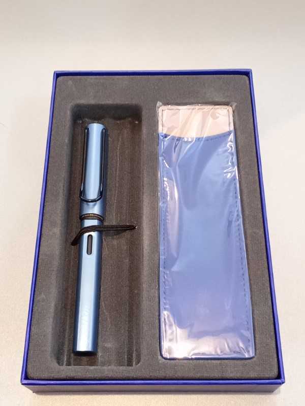 ست خودنویس و کیف چرم آکواتیک LAMY P010E1 Al-Star