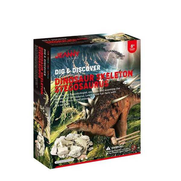 فسیل دایناسور Dinosaur Skeleton Stegosaurus JN218