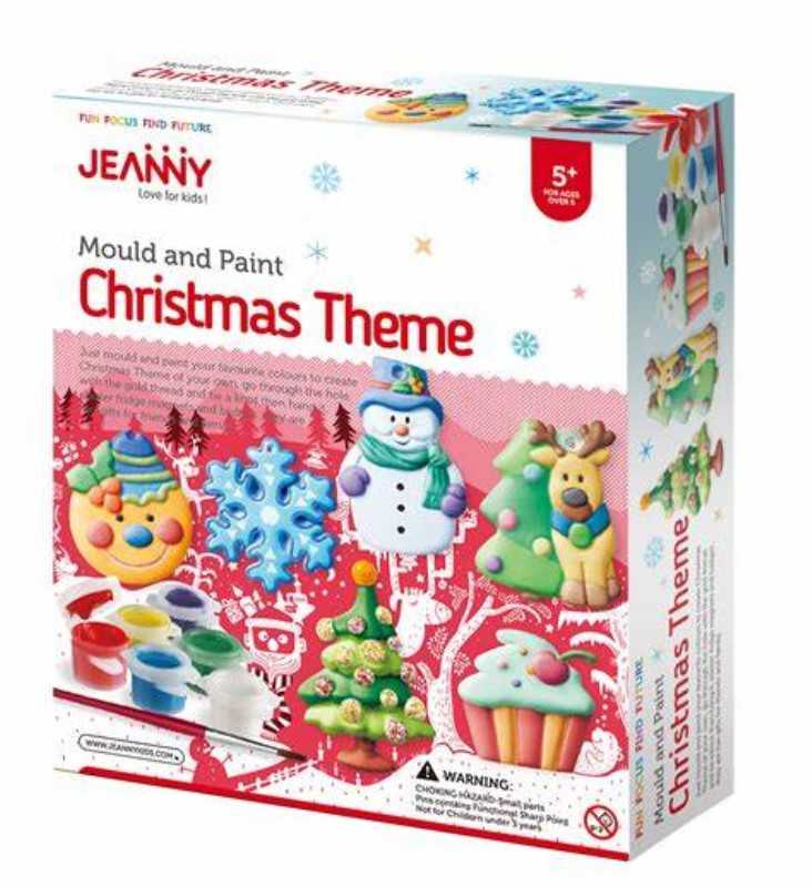 رنگ‌آمیزی تم کریسمس Mould and Paint Christmas Theme JN029
