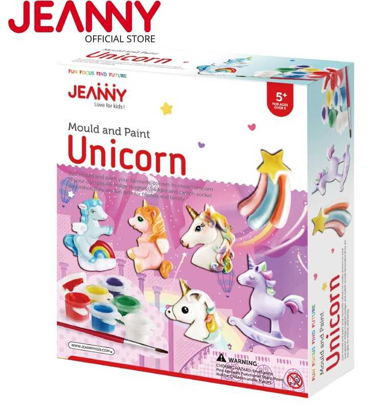 رنگ‌آمیزی یونیکورن Mould and Paint Unicorn JN164