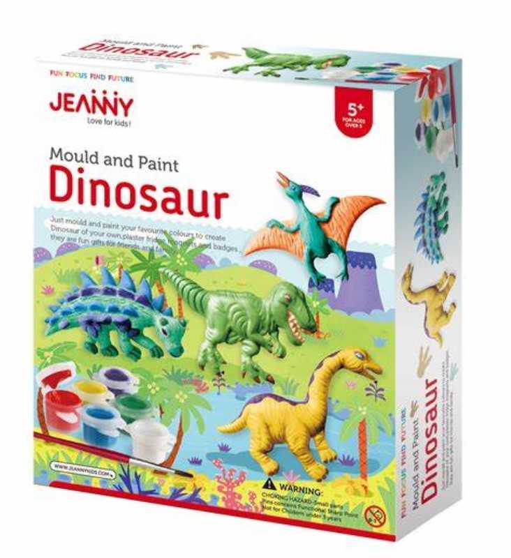 رنگ‌آمیزی دایناسورها Mould and Paint Dinosaur JN022